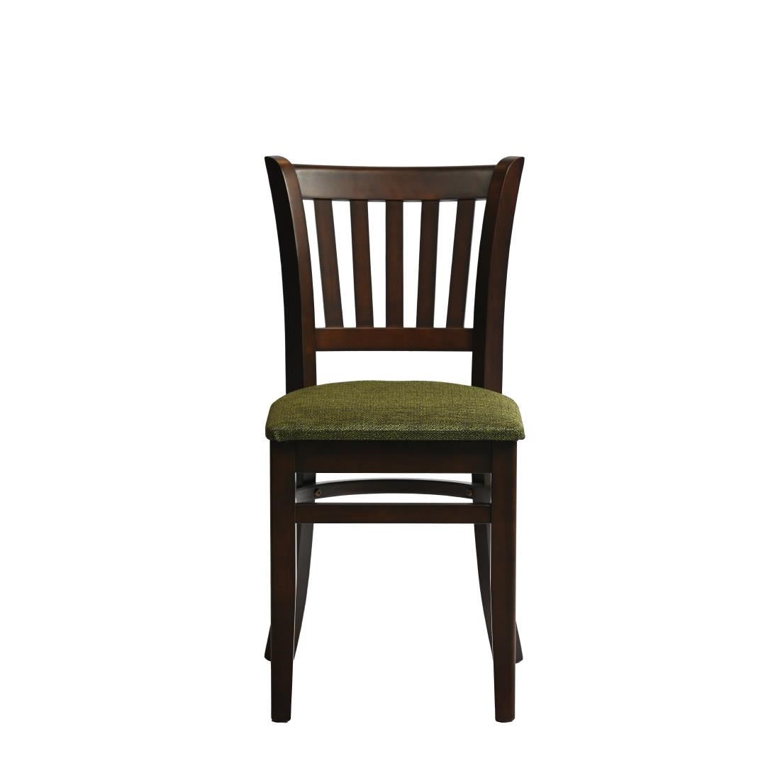 Manhattan Dining Chairs in Dark Walnut with Shetland Forest Seat (2 Pack)