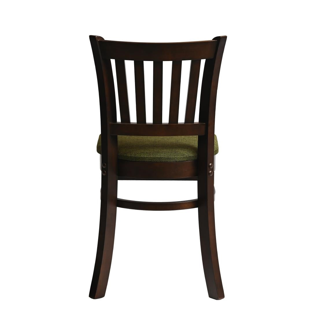 Manhattan Dining Chairs in Dark Walnut with Shetland Forest Seat (2 Pack)
