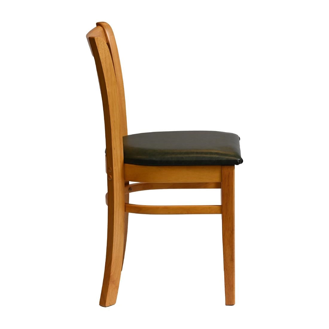Manhattan Dining Chairs in Soft Oak with Bison Cedar Seat (2 Pack)