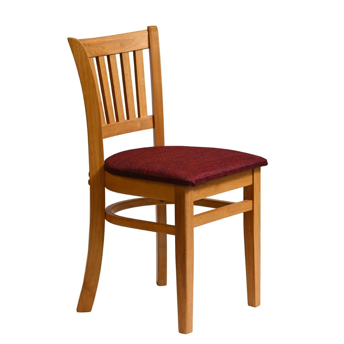Manhattan Dining Chairs in Soft Oak with Shetland Scarlett Seat (2 Pack)