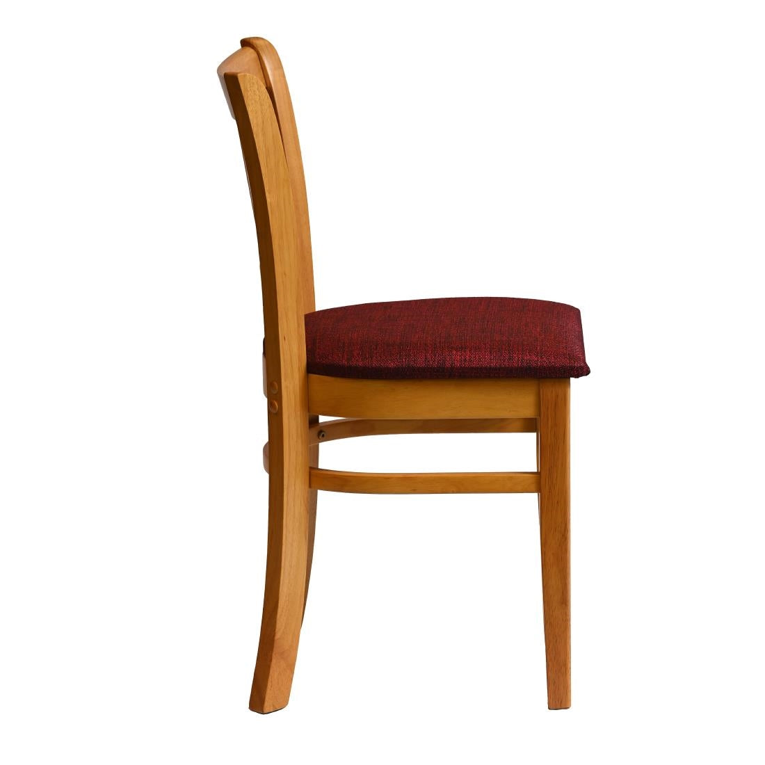 Manhattan Dining Chairs in Soft Oak with Shetland Scarlett Seat (2 Pack)