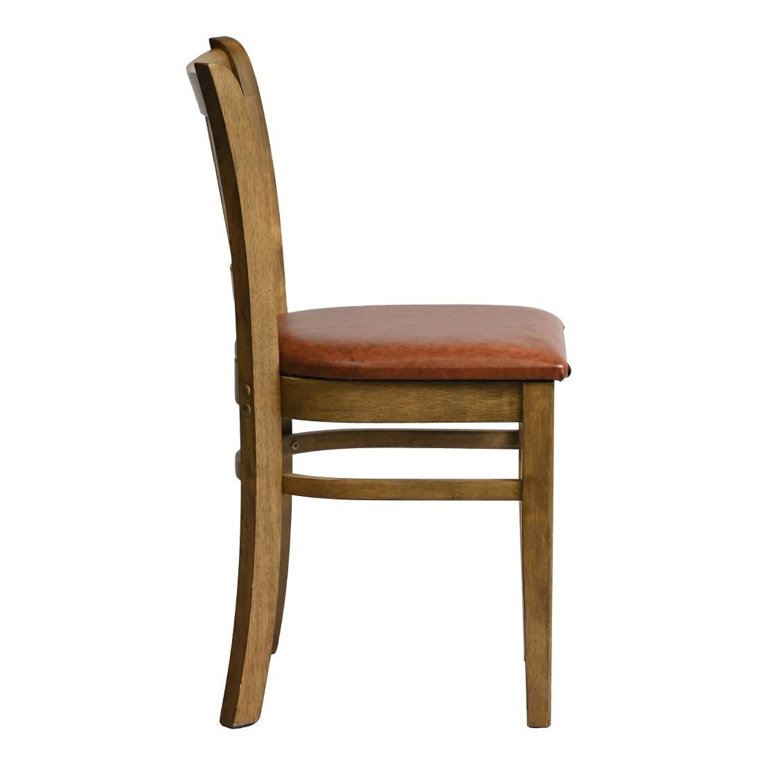 Manhattan Dining Chairs in Weathered Oak with Bison Tan Seat (2 Pack)