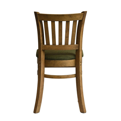 Manhattan Dining Chairs in Weathered Oak with Shetland Forest Seat (2 Pack)
