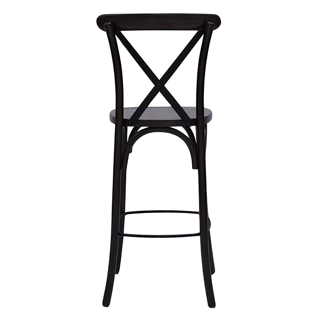 Bristol Bar Chair in Dark Walnut