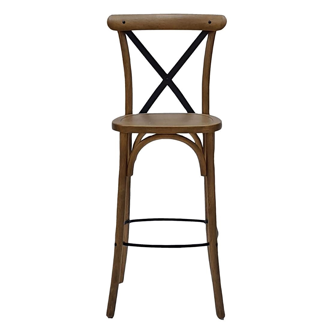 Bristol Bar Chair in Weathered Oak