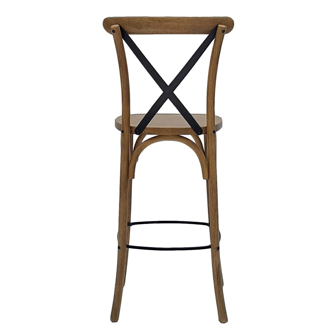 Bristol Bar Chair in Weathered Oak