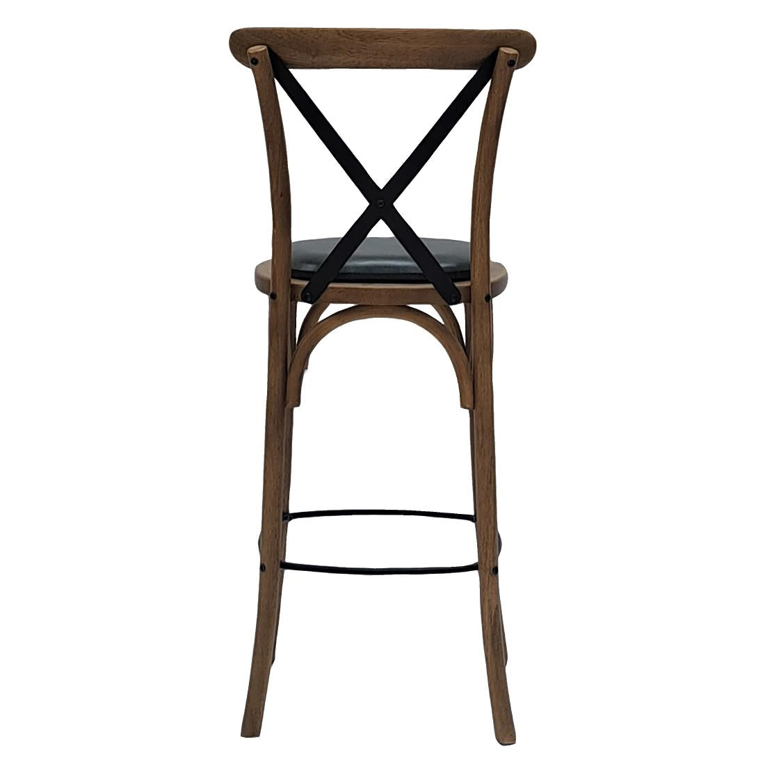 Bristol Bar Chair in Weathered Oak with Bison Cedar Seat