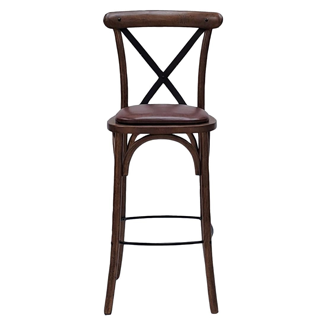Bristol Bar Chair in Vintage with Bison Espresso Seat