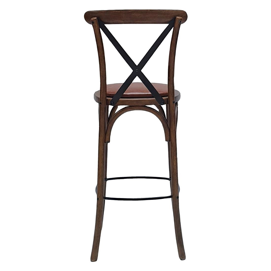 Bristol Bar Chair in Vintage with Bison Tan Seat