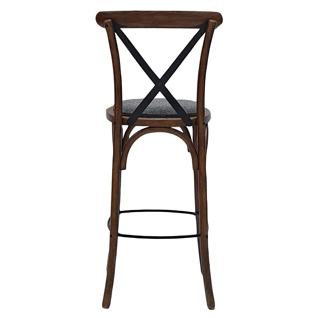 Bristol Bar Chair in Vintage with Shetland Smoke Seat