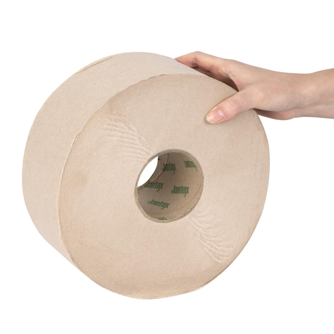 Jantex Green 100% Recycled Jumbo Roll Refill 2ply 300m (6 Pack)