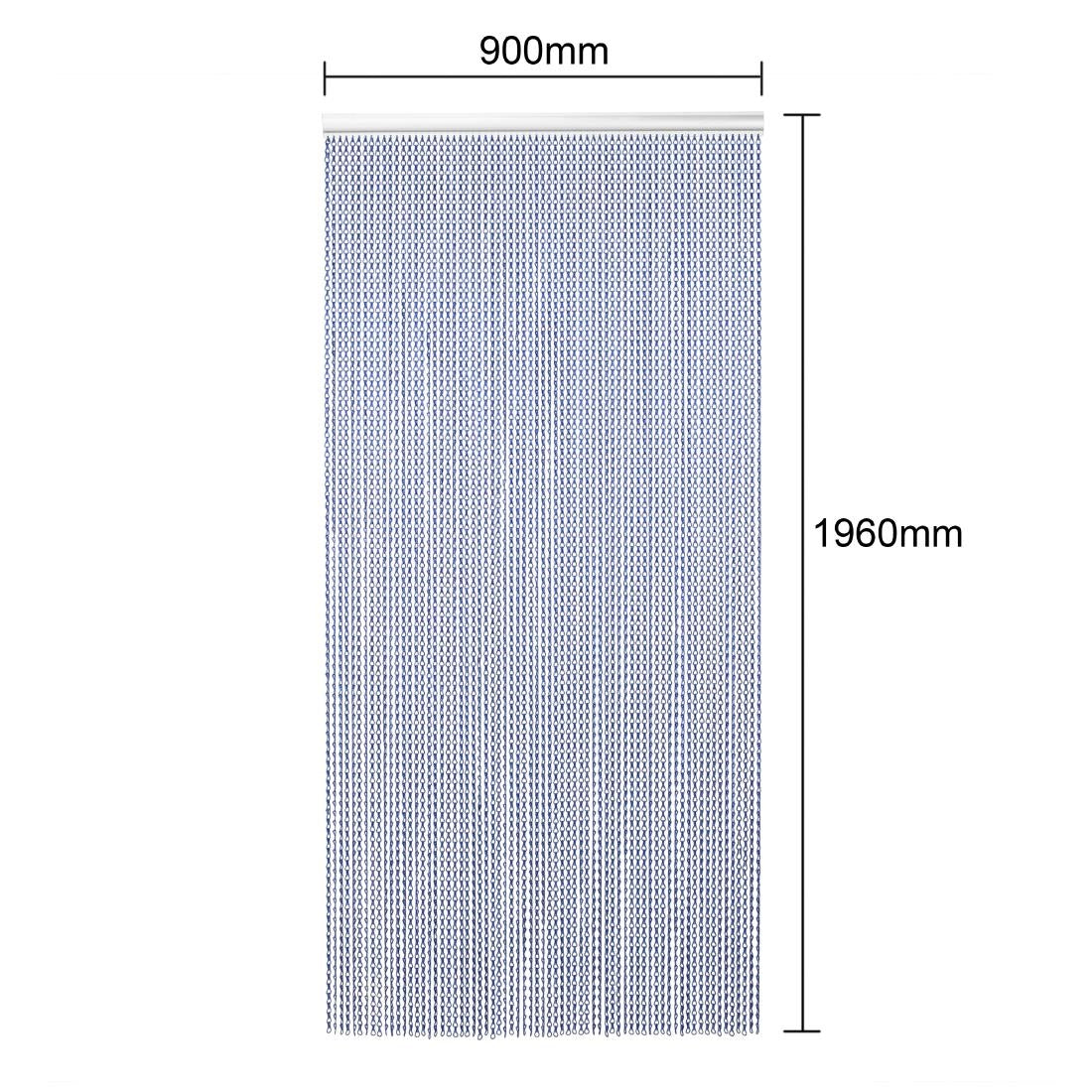 EazyZap Chain Door Fly Screen - Blue