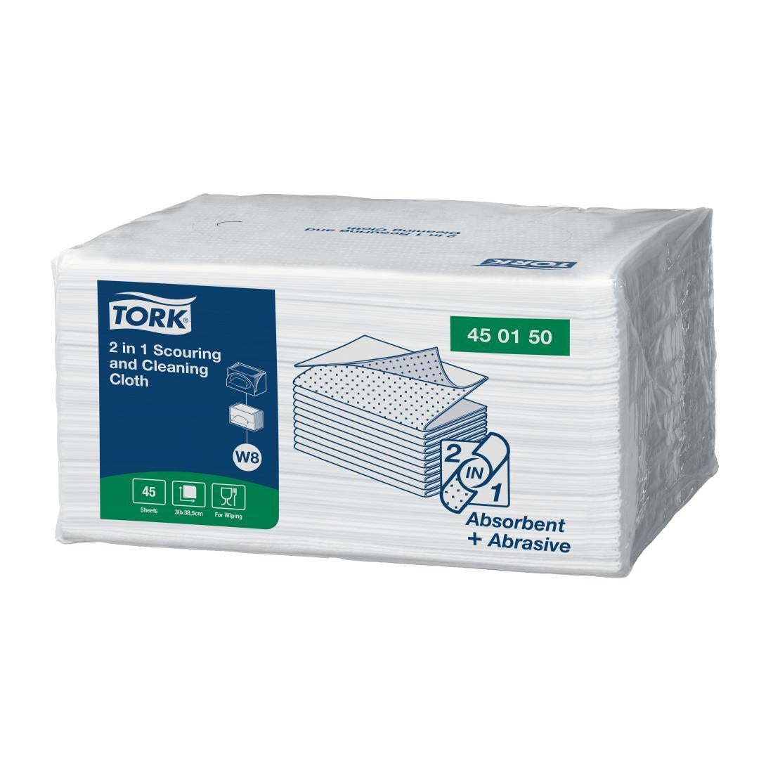 Tork 2 in 1 Scouring and Cleaning Cloths (360 Pack)