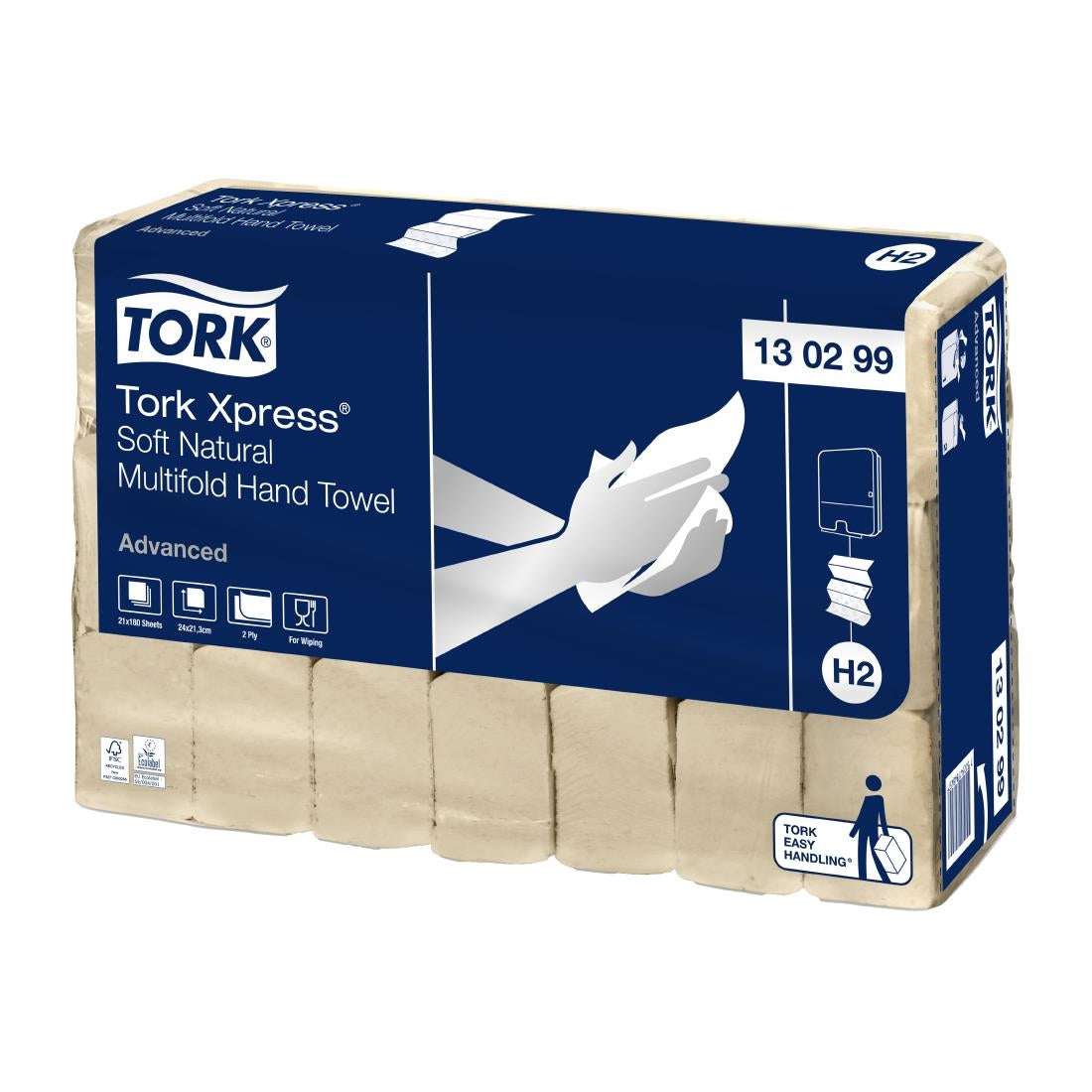Tork Xpress Soft Natural Multi-Fold Hand Towels 2Ply (3780 Pack)