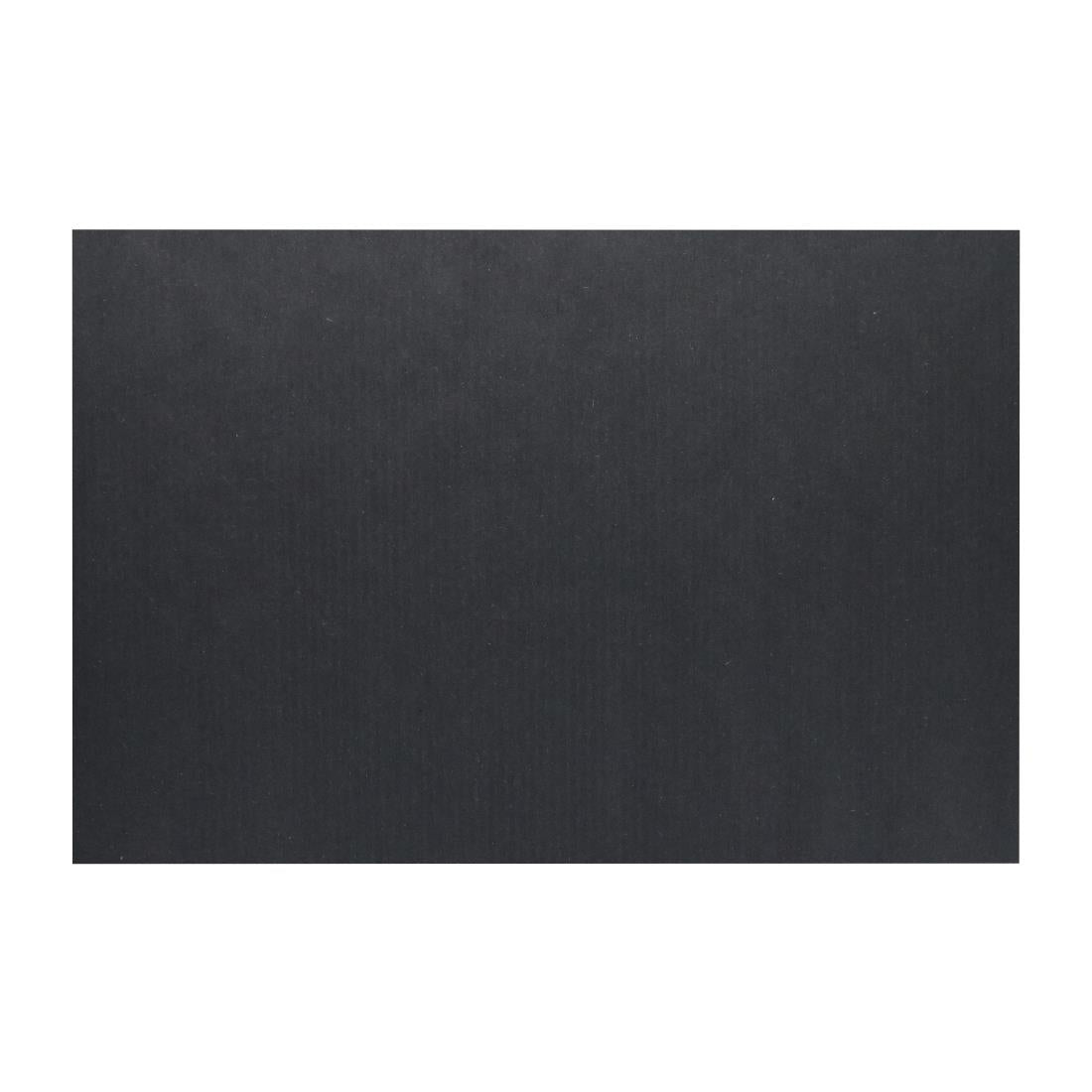 Europochette Kraft Black Recycled Paper Tablemat 430x300mm (250 Pack)