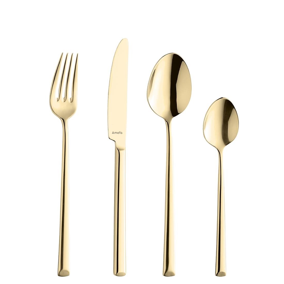 Amefa Metropole Gold Table Forks (12 Pack)