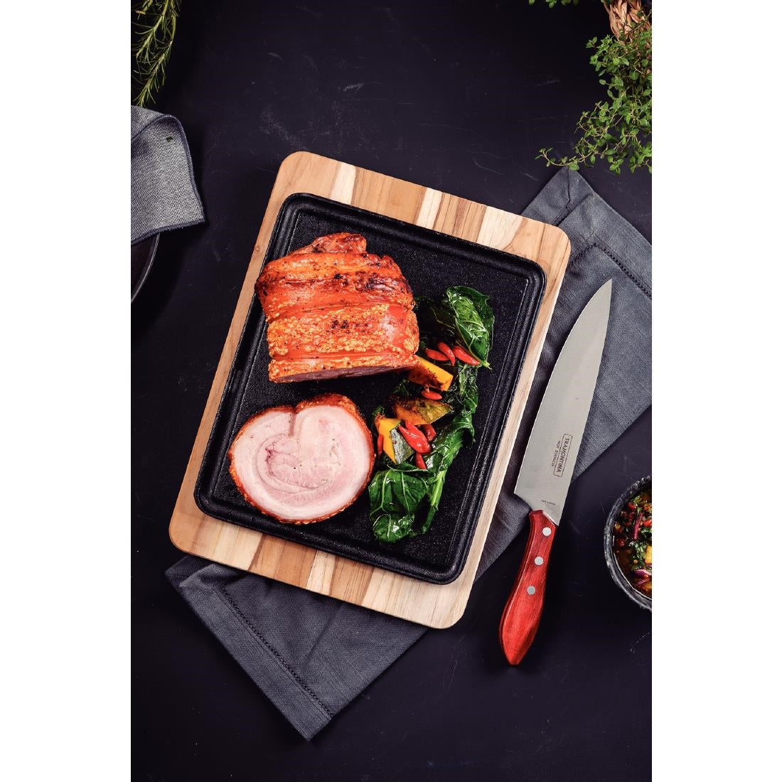 Tramontina Pre-Seasoned Cast Iron Sizzler Plate 350x250mm