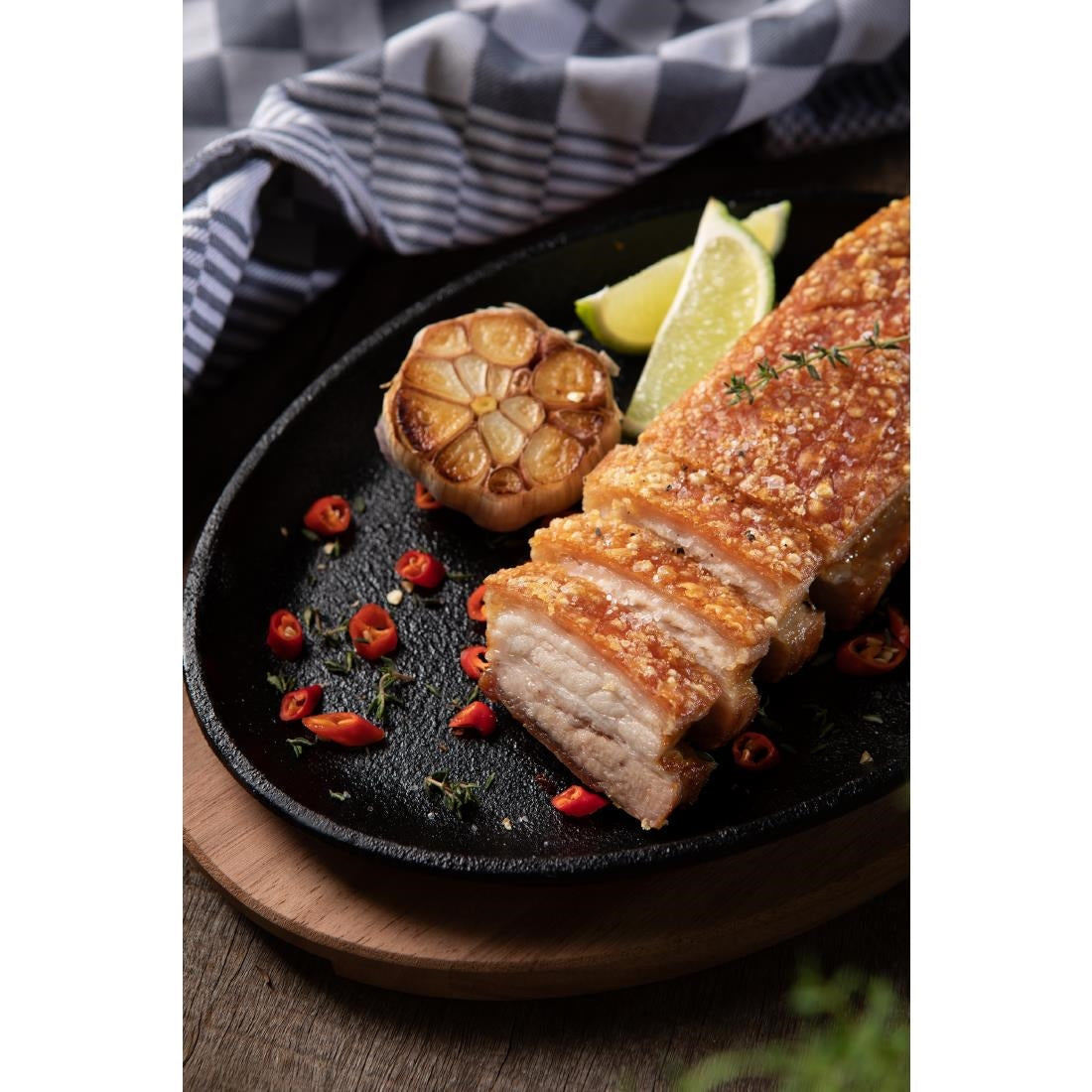 Tramontina Pre-Seasoned Cast Iron Fajita Sizzler 305x185mm