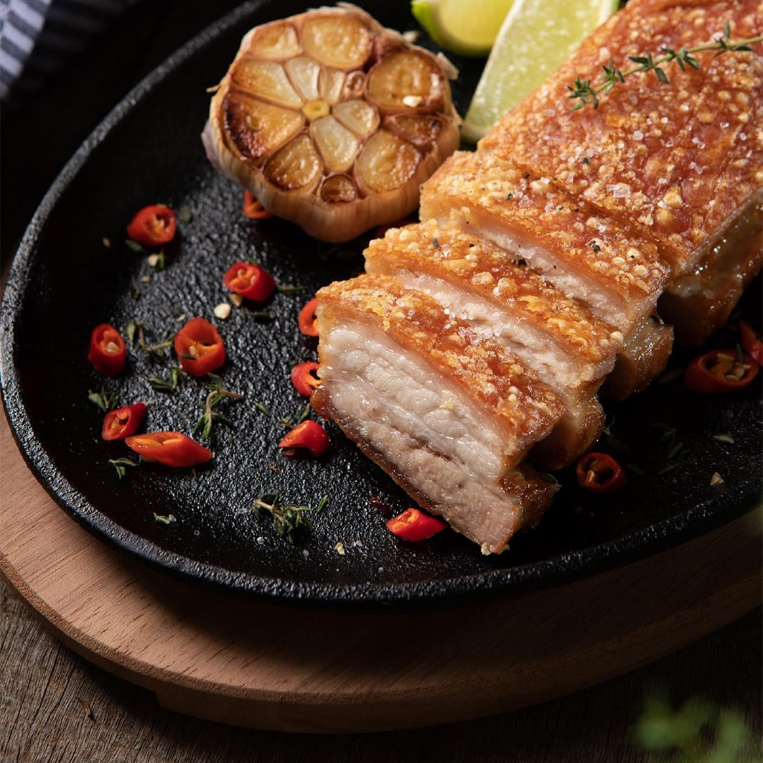 Tramontina Pre-Seasoned Cast Iron Fajita Sizzler 305x185mm