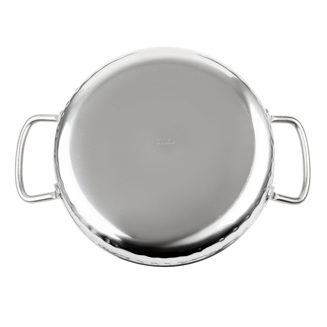 Olympia Table Presentation Handled Dish Stainless Steel Hammered 150mm