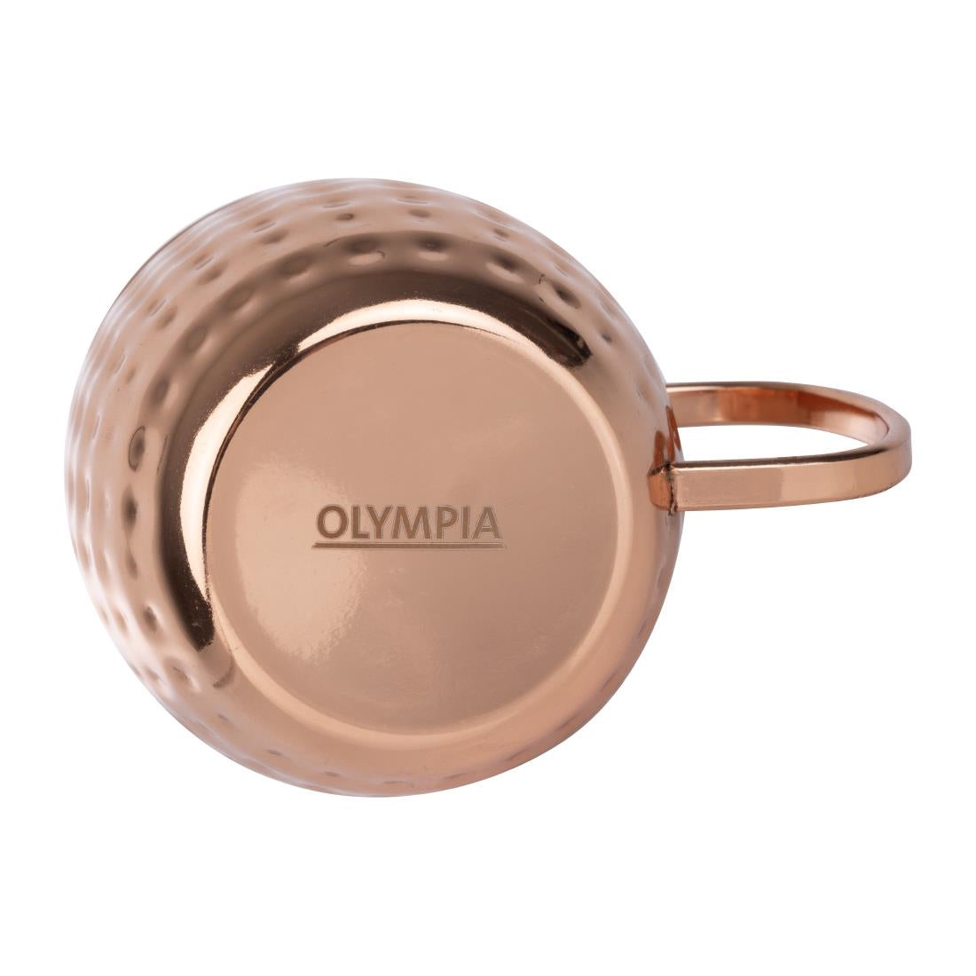 Olympia Barware Hammered Stainless Steel Copper Coated Mug 440ml