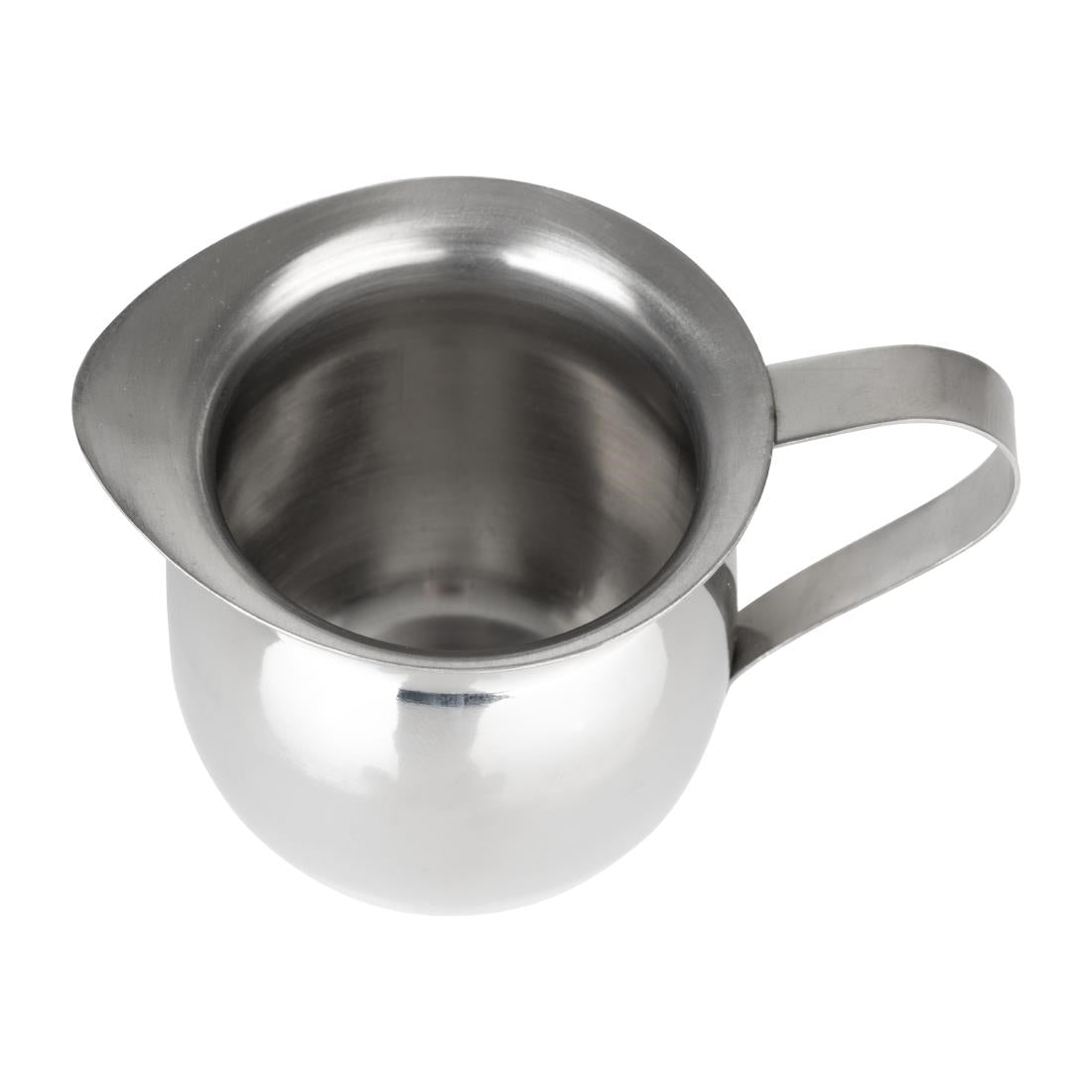 Olympia Stainless Steel Mini Milk Jug 120ml (6 Pack)