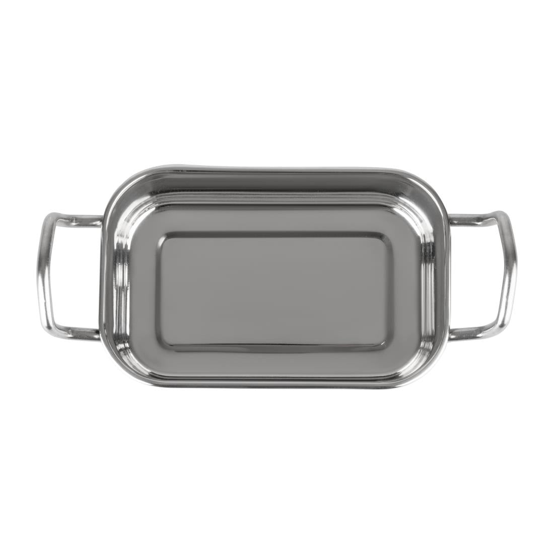 Olympia Table Presentation Rectangular Dish Stainless Steel 140x90mm
