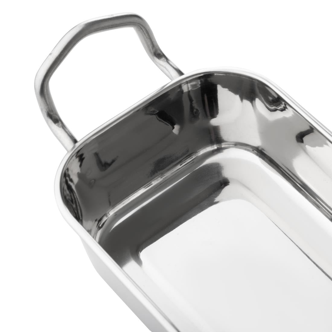 Olympia Table Presentation Rectangular Dish Stainless Steel 140x90mm
