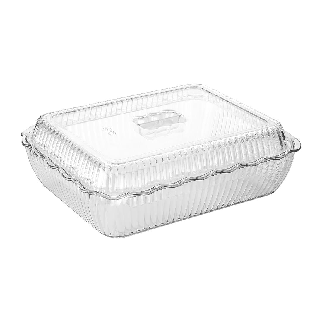 Olympia Kristallon Large Salad Crock - Clear