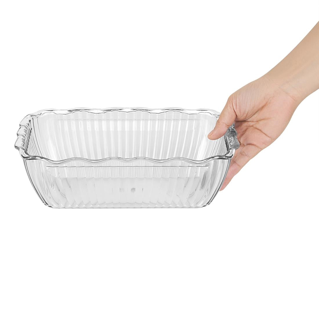 Olympia Kristallon Medium Salad Crock - Clear