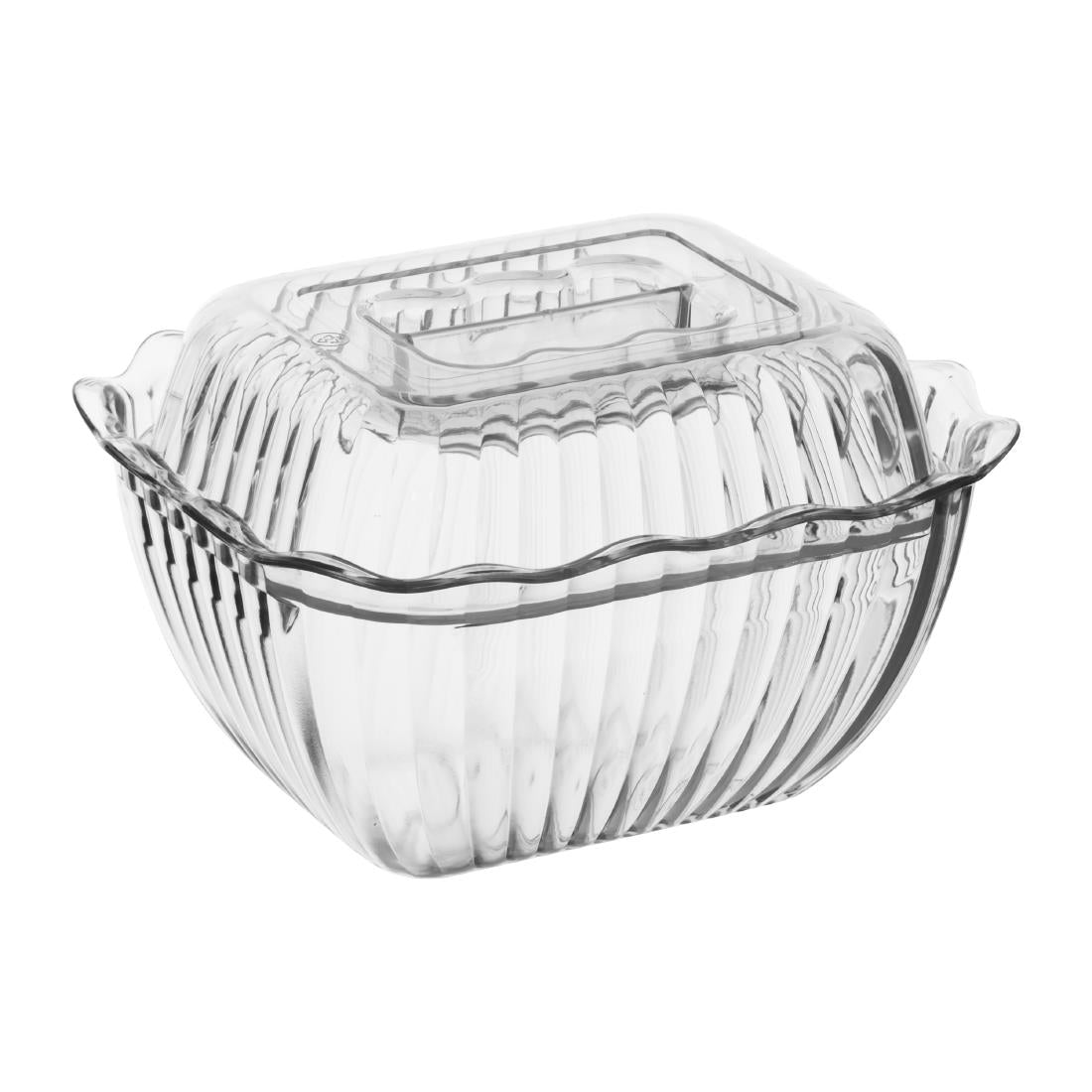 Olympia Kristallon Small Salad Crock - Clear
