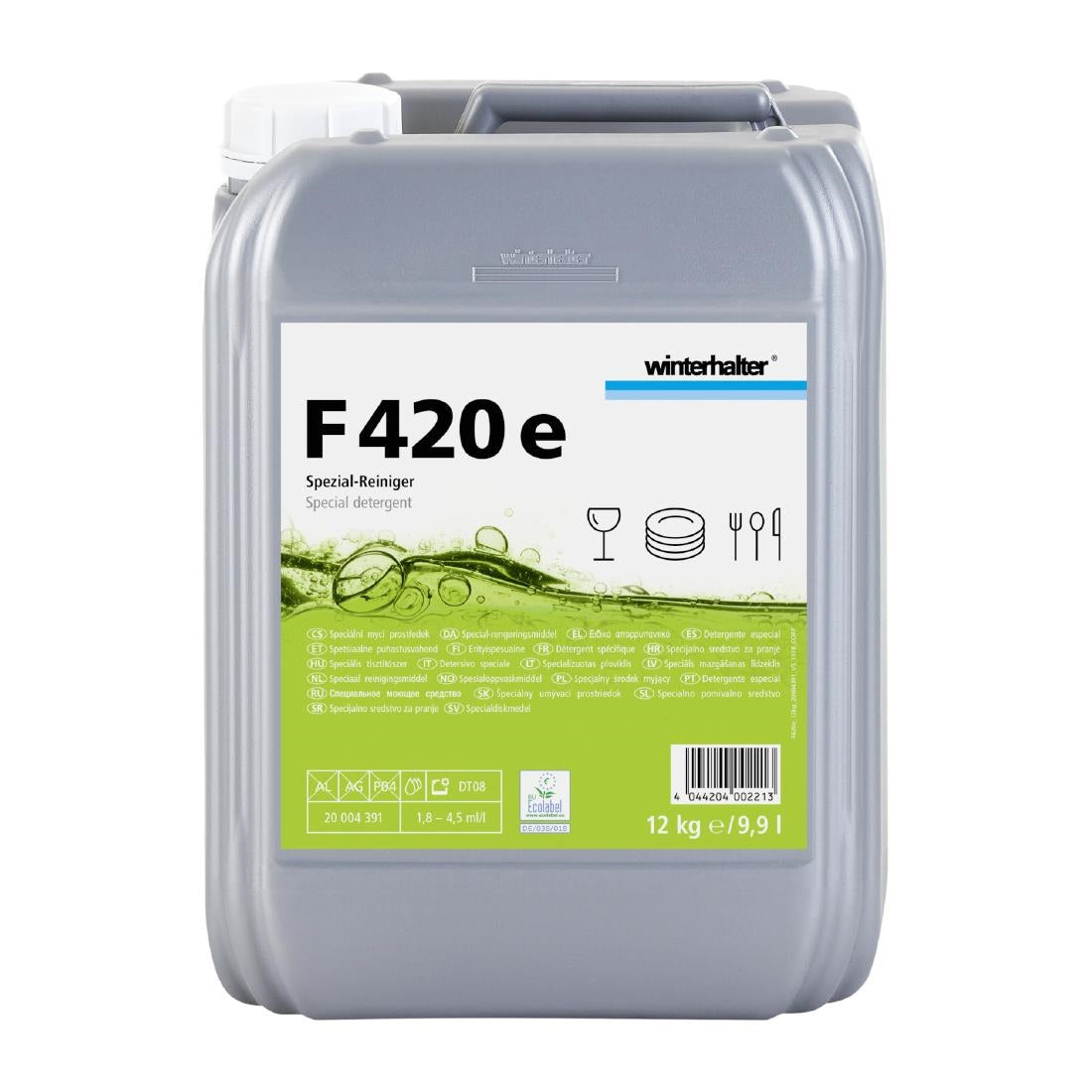 Winterhalter F420e Environmentally Friendly Bistro Detergent 9.9Ltr