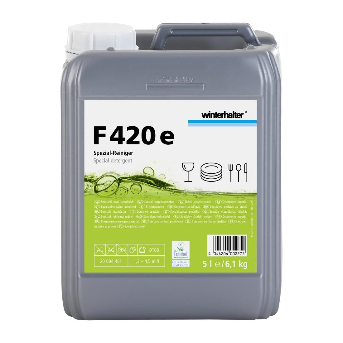 Winterhalter F420e Environmentally Friendly Bistro Detergent 5Ltr
