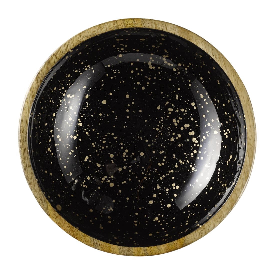 APS Mango Bowl Black and Gold 240x75mm