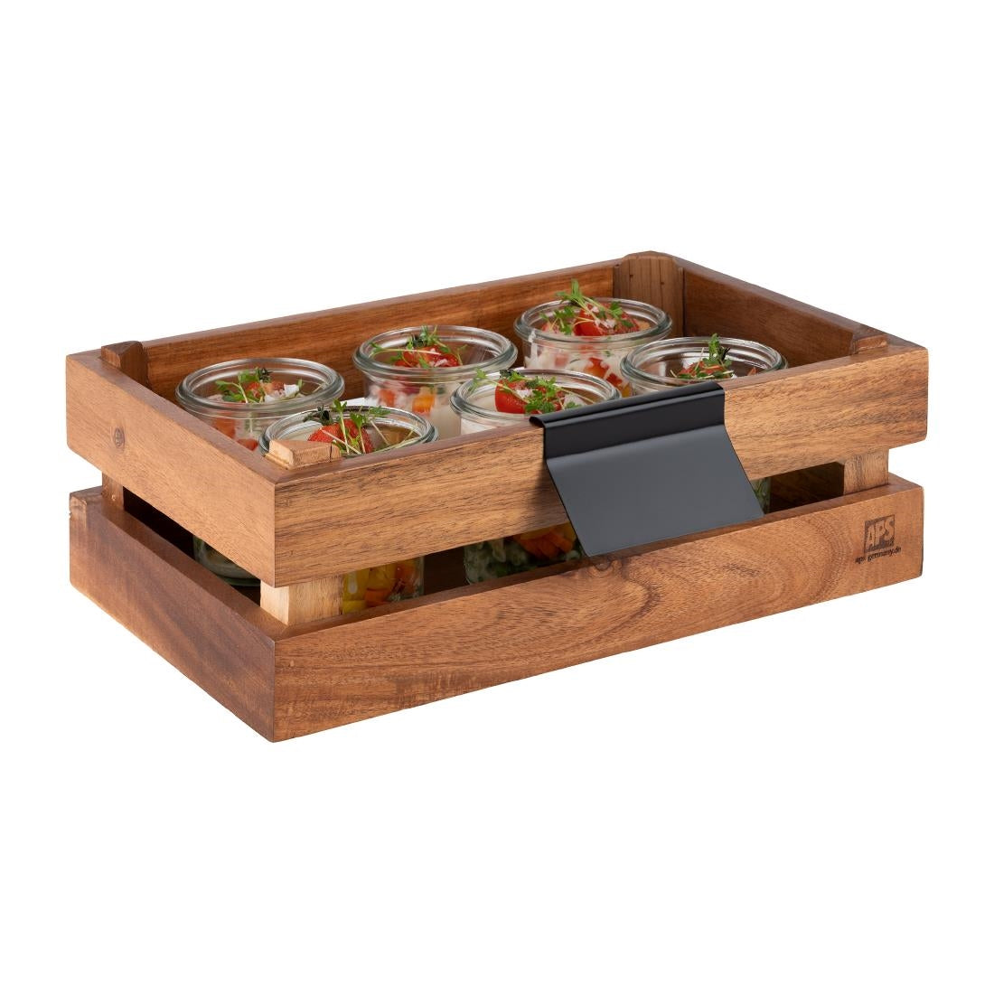 APS Inscription Labels Black 80x15x55mm (2 Pack)