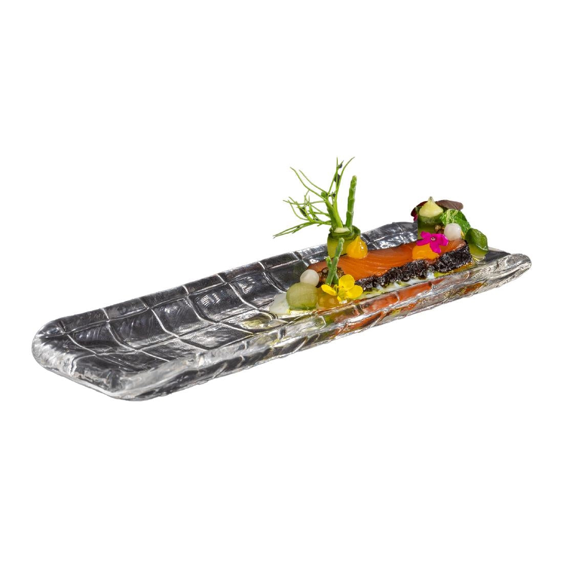 APS Takashi Sushi Board Clear Glass 190x65mm