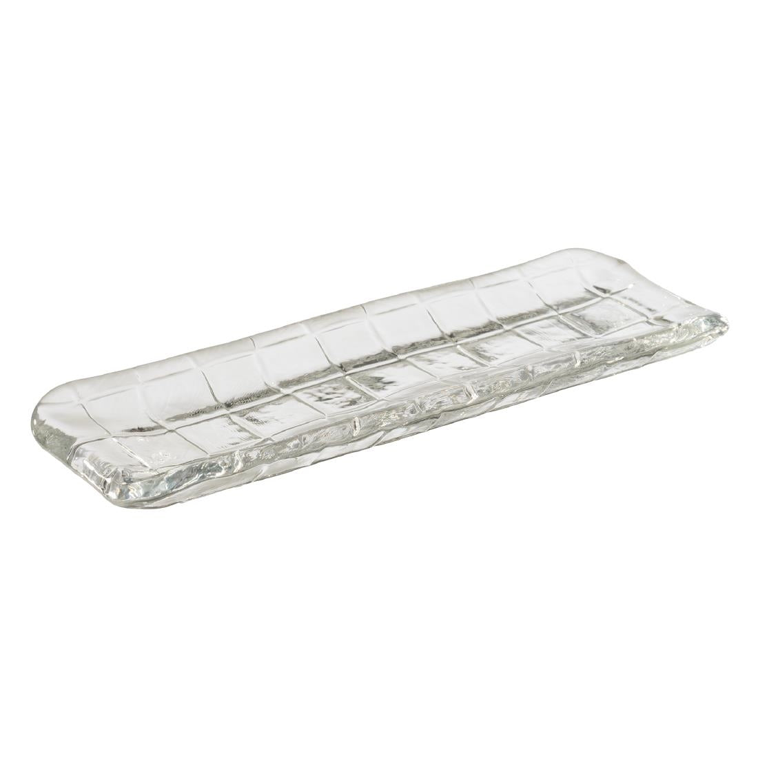 APS Takashi Sushi Board Clear Glass 190x65mm
