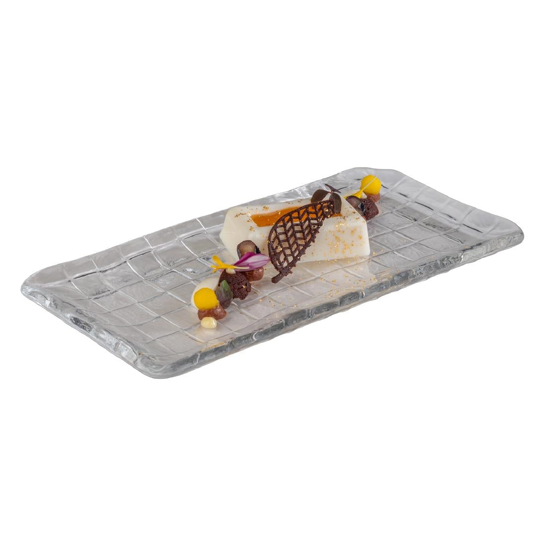 APS Takashi Sushi Board Clear Glass 260x130mm