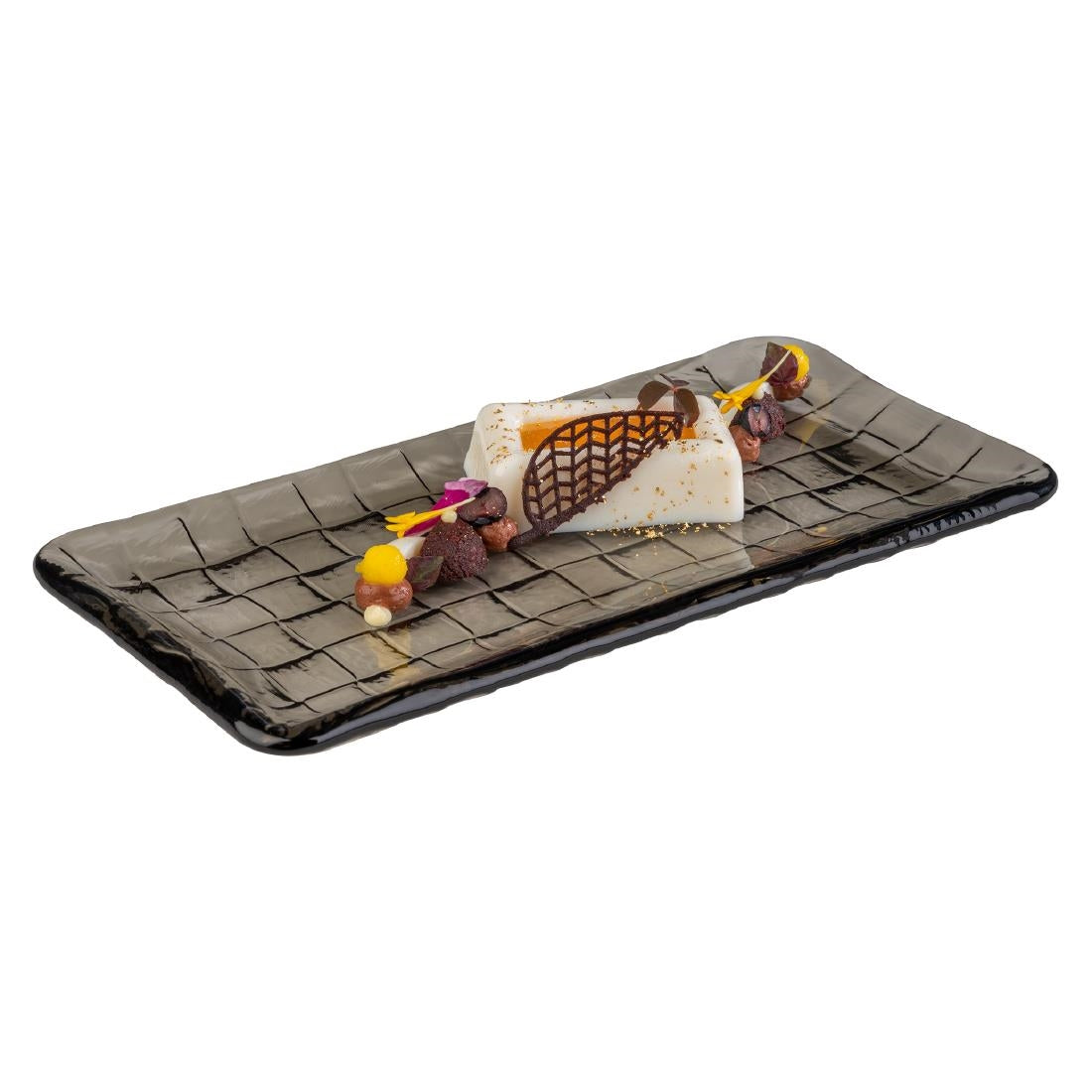 APS Takashi Sushi Board French Grey Glass 260x130mm