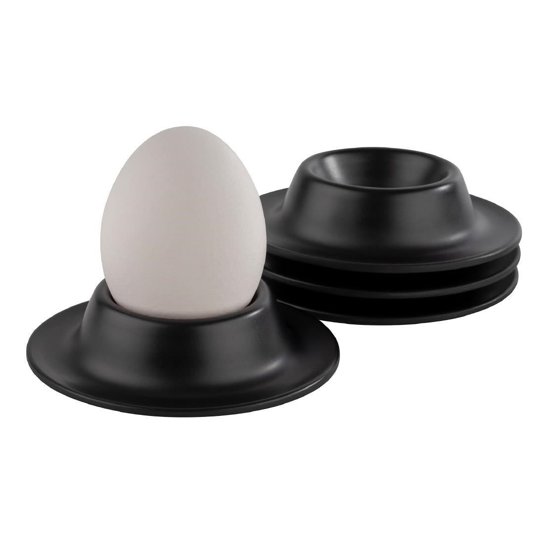 APS Egg Holders Black 85x20mm (4 Pack)
