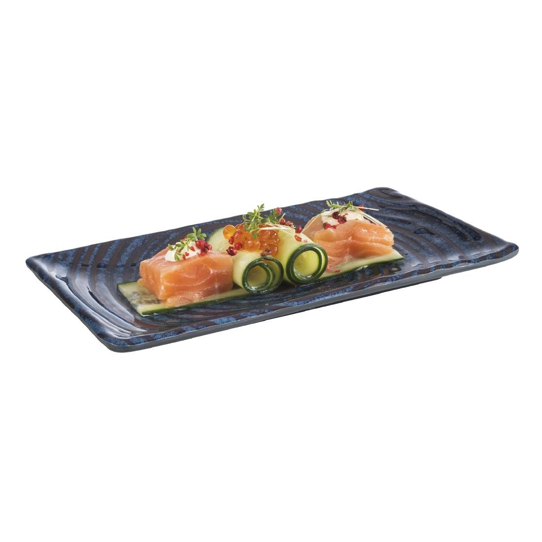 APS Loops Sushi Board Blue 235x135x15mm