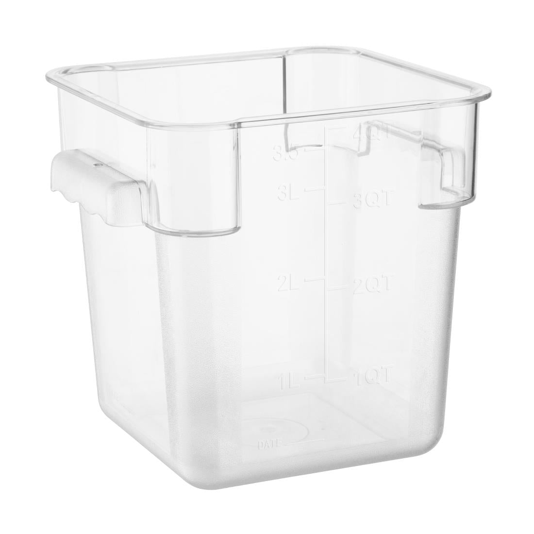 Hygiplas ABS Square Storage Container 3.5Ltr