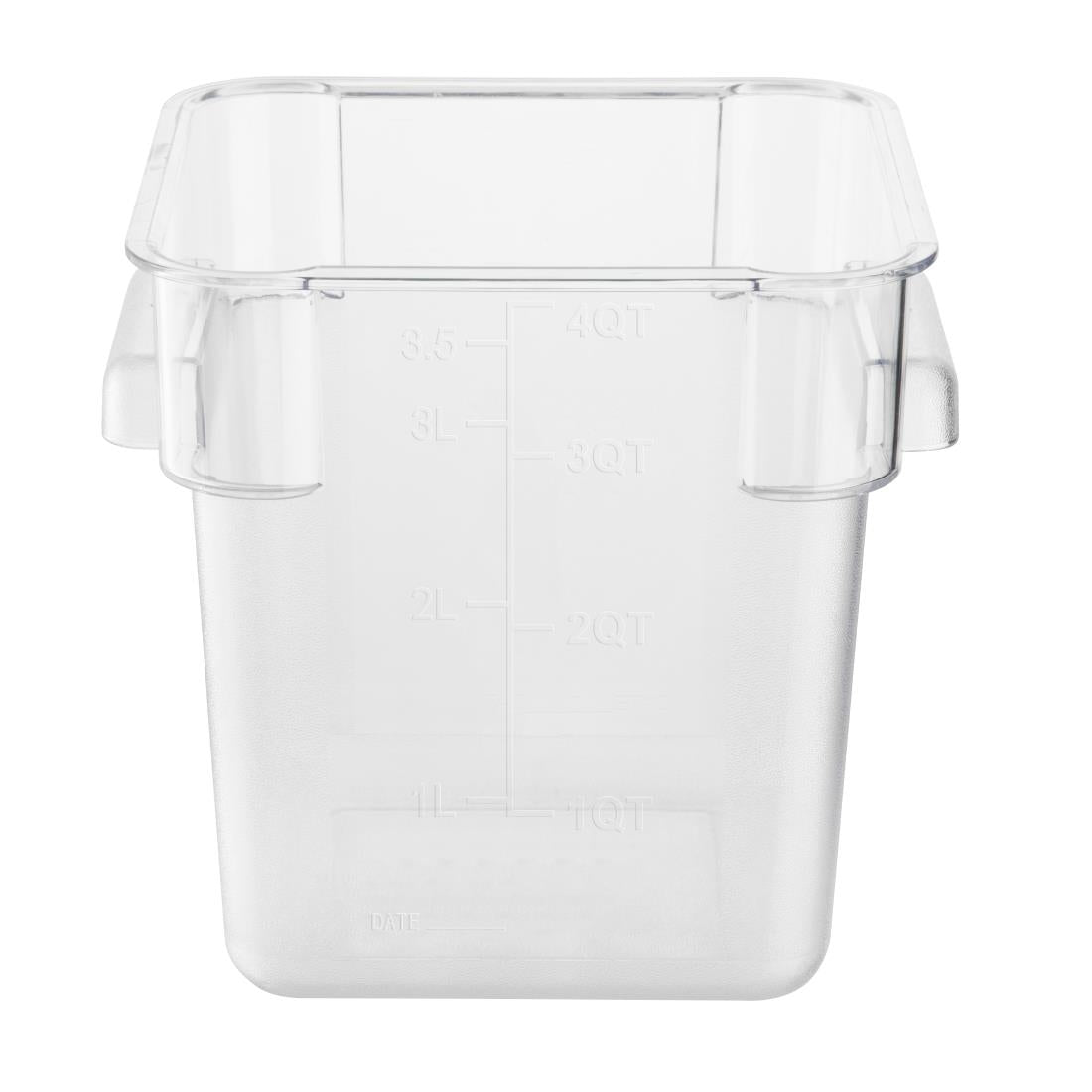 Hygiplas ABS Square Storage Container 3.5Ltr