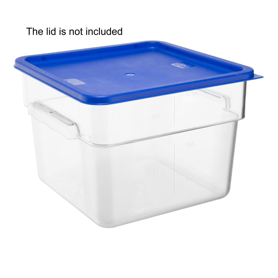 Hygiplas ABS Square Storage Container 10Ltr