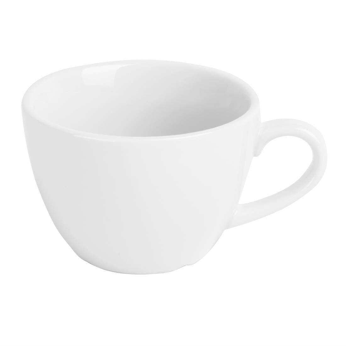 Olympia Whiteware Flat White Cups 170ml (12 Pack)