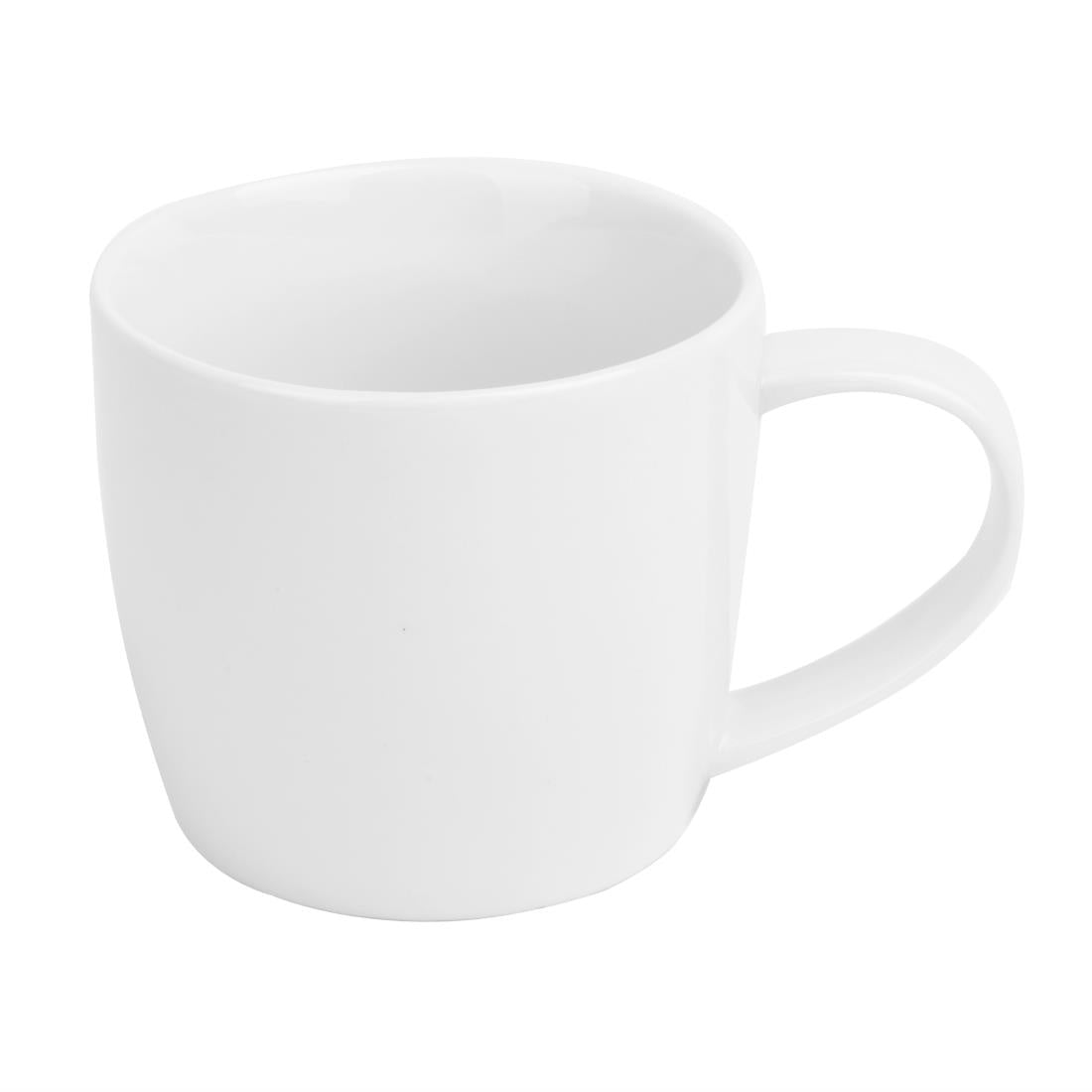 Olympia Whiteware Low Mugs 220ml (12 Pack)