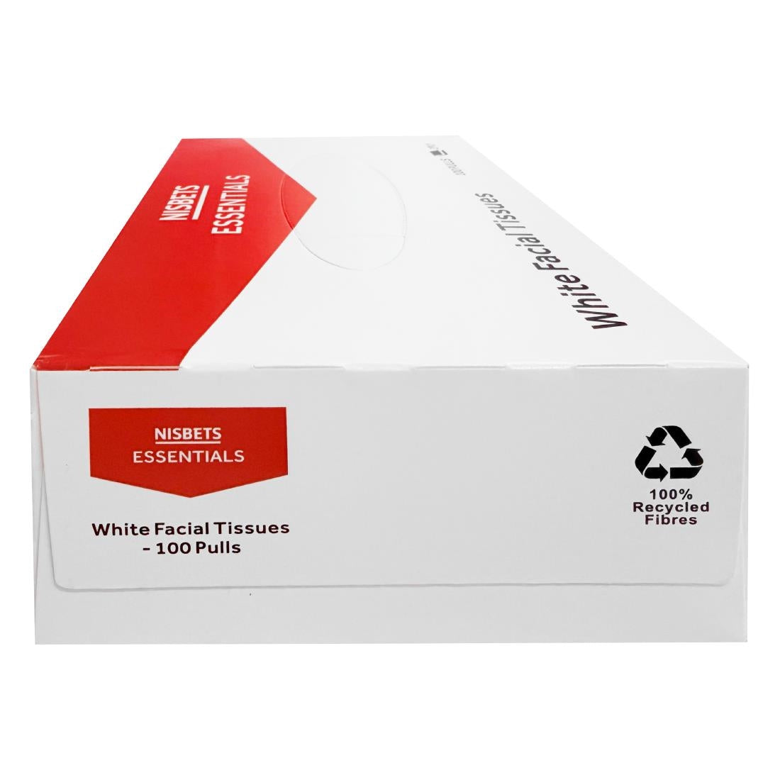 Nisbets Essentials White Hand Towels 1ply - 100 Sheets (36 Pack)