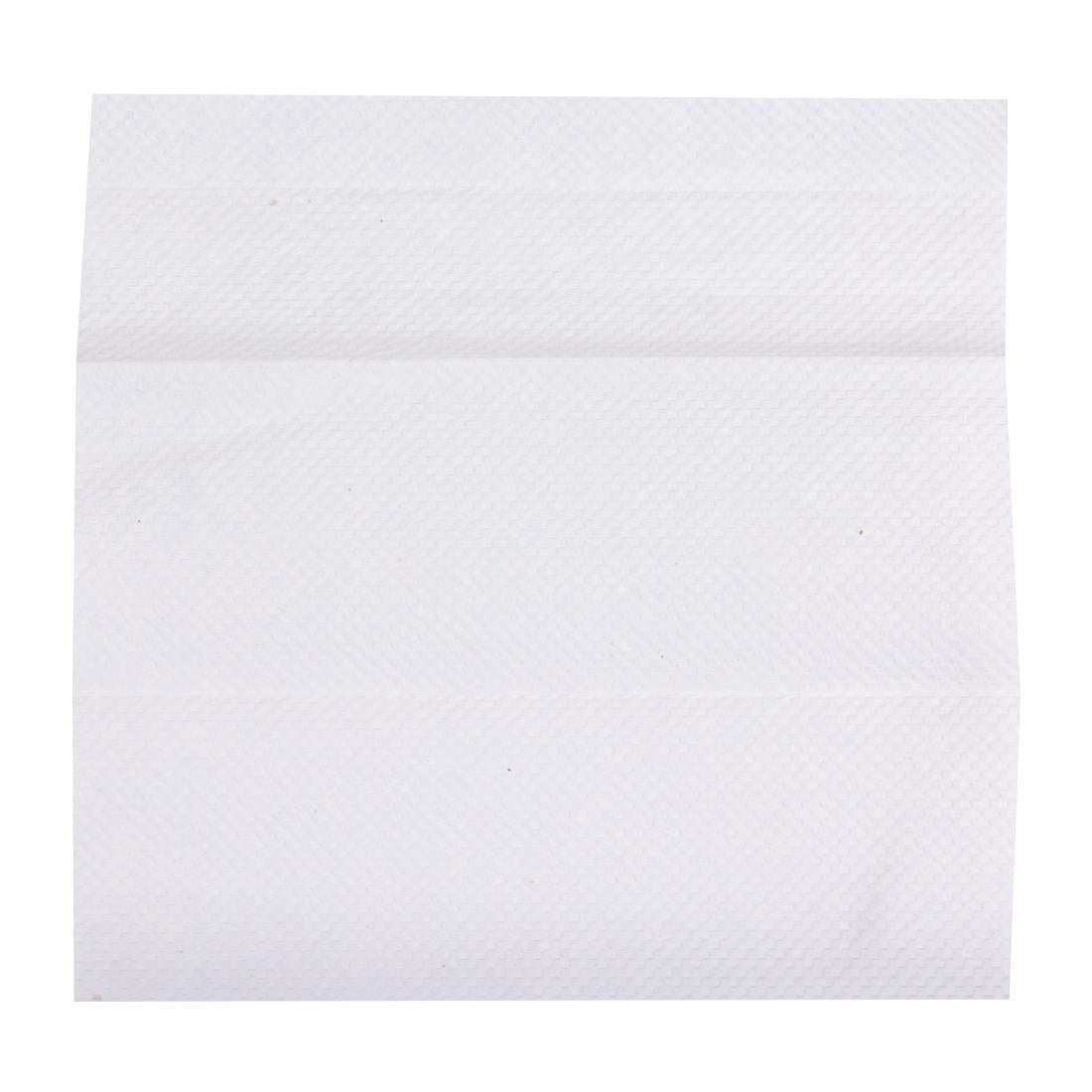 Nisbets Essentials White Hand Towels 1ply - 100 Sheets (36 Pack)