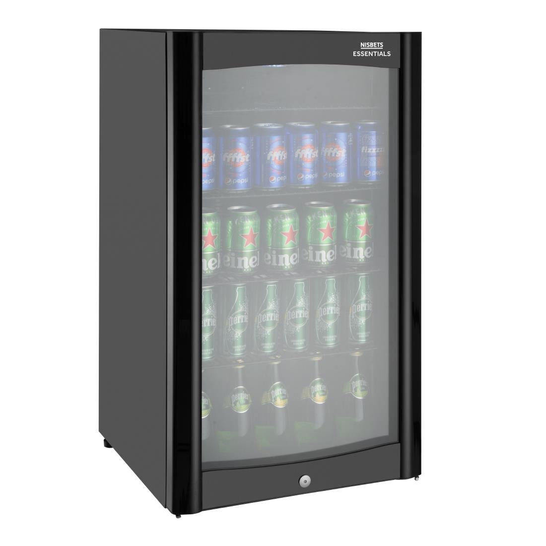 Nisbets Essentials Back Bar Cooler with Hinged Door 98Ltr