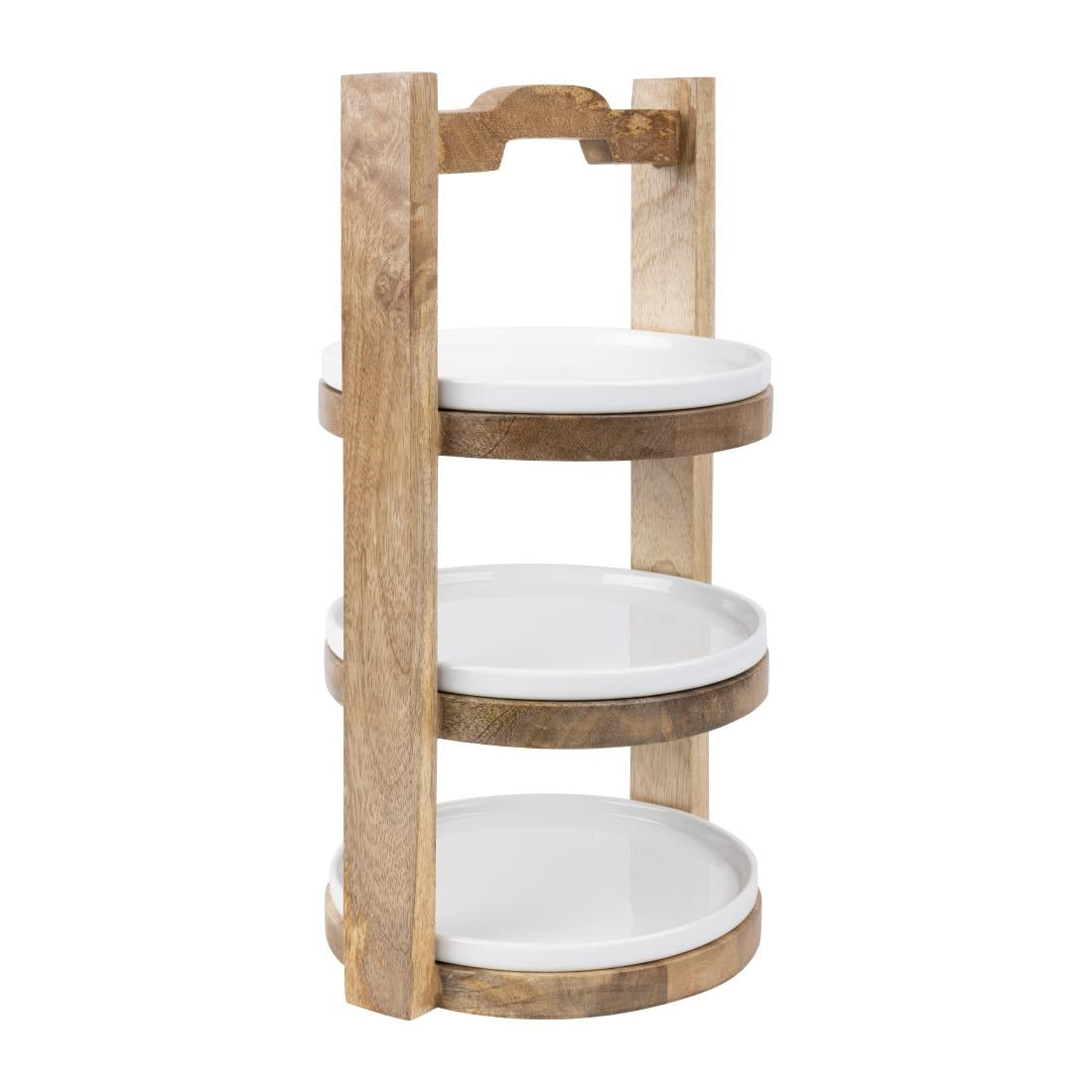 Olympia 3-Tier Stand Mango Wood for 200mm Plates